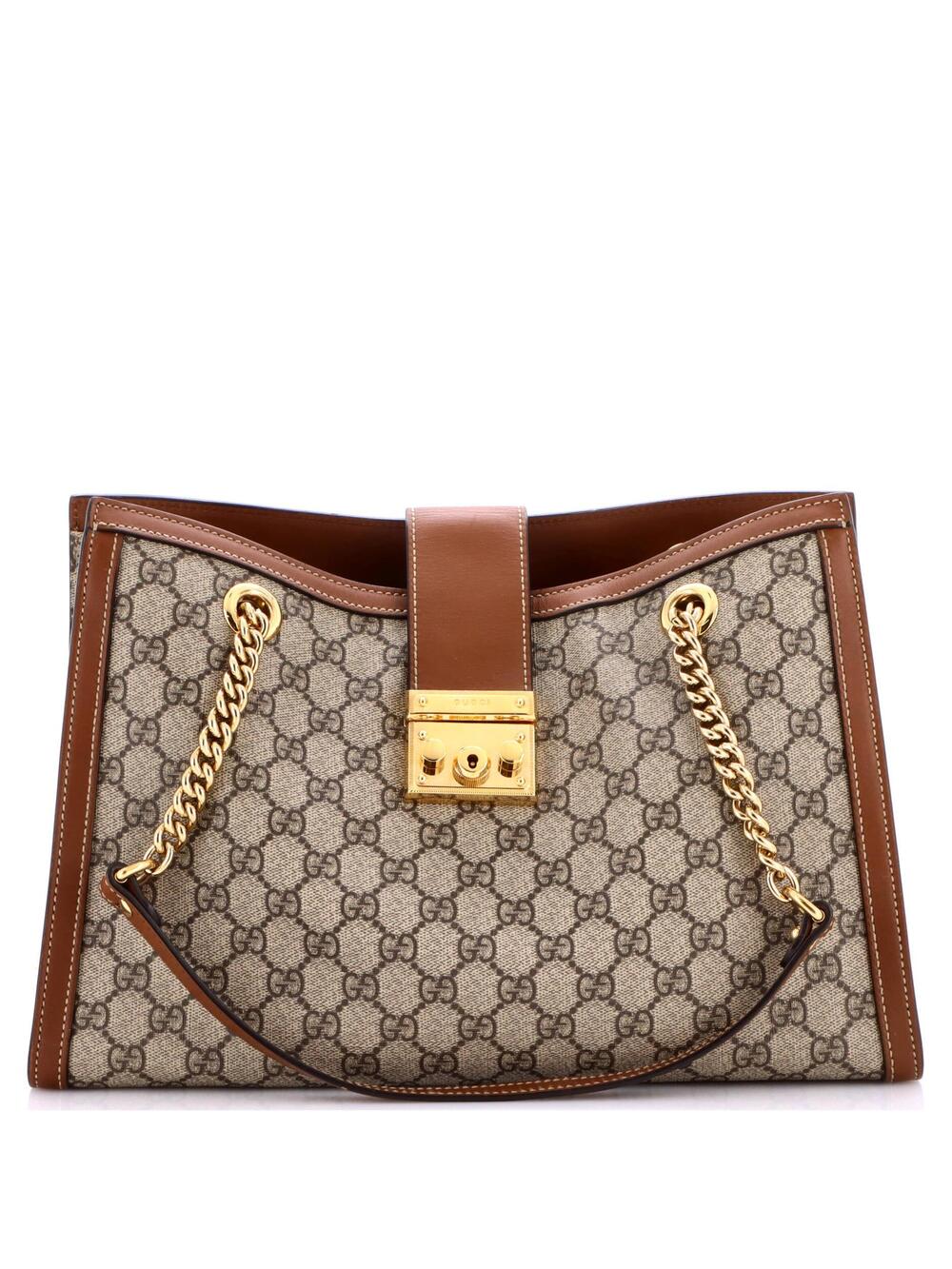 Gucci Padlock Chain Tote Gg Coated #373119G18B